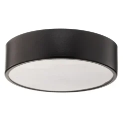 Loftlampe Cleo 300, IP54, Ø 30 cm sort