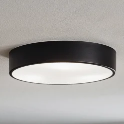 Loftlampe Cleo 400, IP54, Ø 40 cm sort