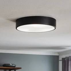 Loftlampe Cleo 400, IP54, Ø 40 cm sort