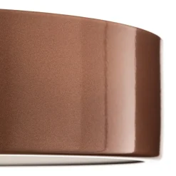 Loftlampe Cleo 300, kobber, sensor, IP20, Ø 30 cm, metal