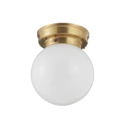 Loftlampe D99-115 op B med opalfarvet glasskærm