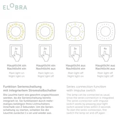 Loftlampe havfruer, 58 cm, farverig, MDF-træ