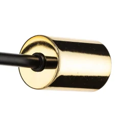 Loftlampe Ilia, sort/guld, 4 lyskilder