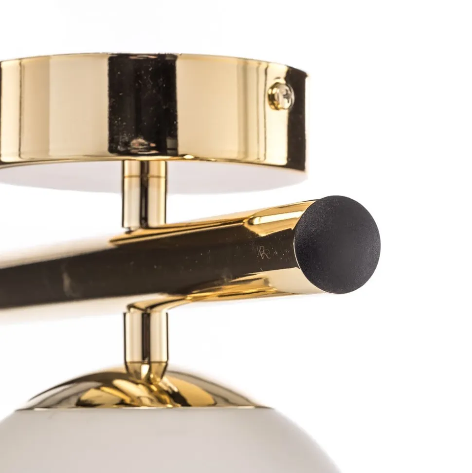 Loftlampe Linea, guld, 1 lyskilde