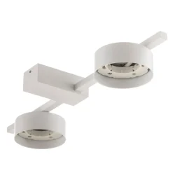 Loftlampe Pills II, hvid, 2 lyskilder