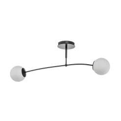 Loftlampe Pregos 2, 2 lyskilder, sort