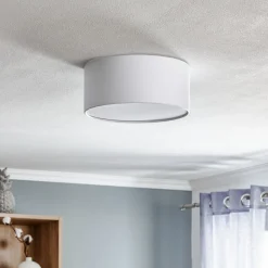 Loftlampe Rondo, hvid, Ø 30 cm