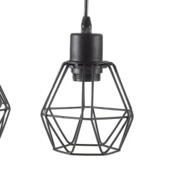 Loftlampe Townshend 5 med 3 gitterskærme