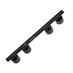 Loftspot Bot, sort, 4 lyskilder