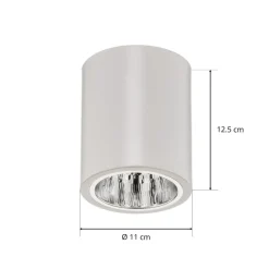 Loftspot Downlight round i hvid, Ø 11 cm