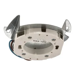 Loftspot Flea i stål, hvid