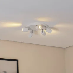 Loftspot Fun, hvid, Ø 30 cm, justerbar, GU10