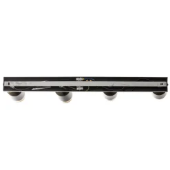 Loftspot Kumo sort/guld med 4 lyskilder