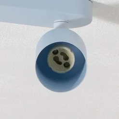 Loftspot Livia, lyseblå, 52 cm, 3 lyskilder, metal, GU10