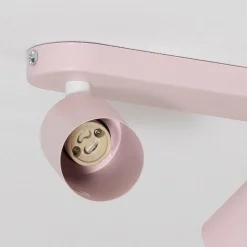 Loftspot Livia, lyserød, 35 cm, 2 lyskilder, metal, GU10