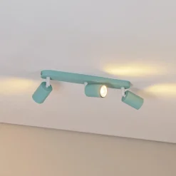 Loftspot Livia, mintgrøn, 52 cm, 3 lyskilder, metal, GU10