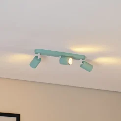 Loftspot Livia, mintgrøn, 52 cm, 3 lyskilder, metal, GU10