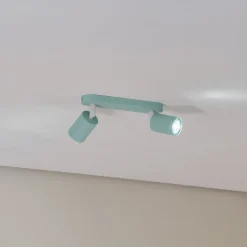 Loftspot Livia, mintgrøn, 35 cm, 2 lyskilder, metal, GU10