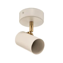 Loftspot Lund i hvid, 1 lyskilde