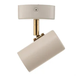 Loftspot Lund i hvid, 1 lyskilde