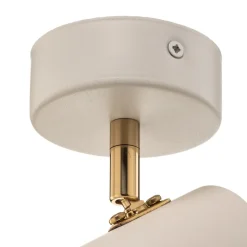 Loftspot Lund i hvid, 1 lyskilde