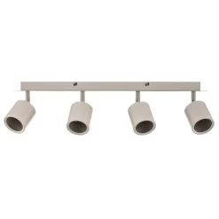 Loftspot Modo i stål, hvid, 4 lyskilder