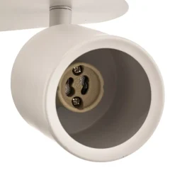 Loftspot Modo i stål, hvid, 4 lyskilder