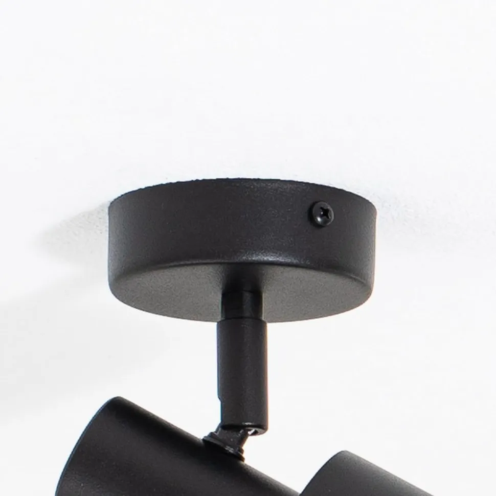 Loftspot Mona, 1 lyskilde, sort, bevægelig, stål