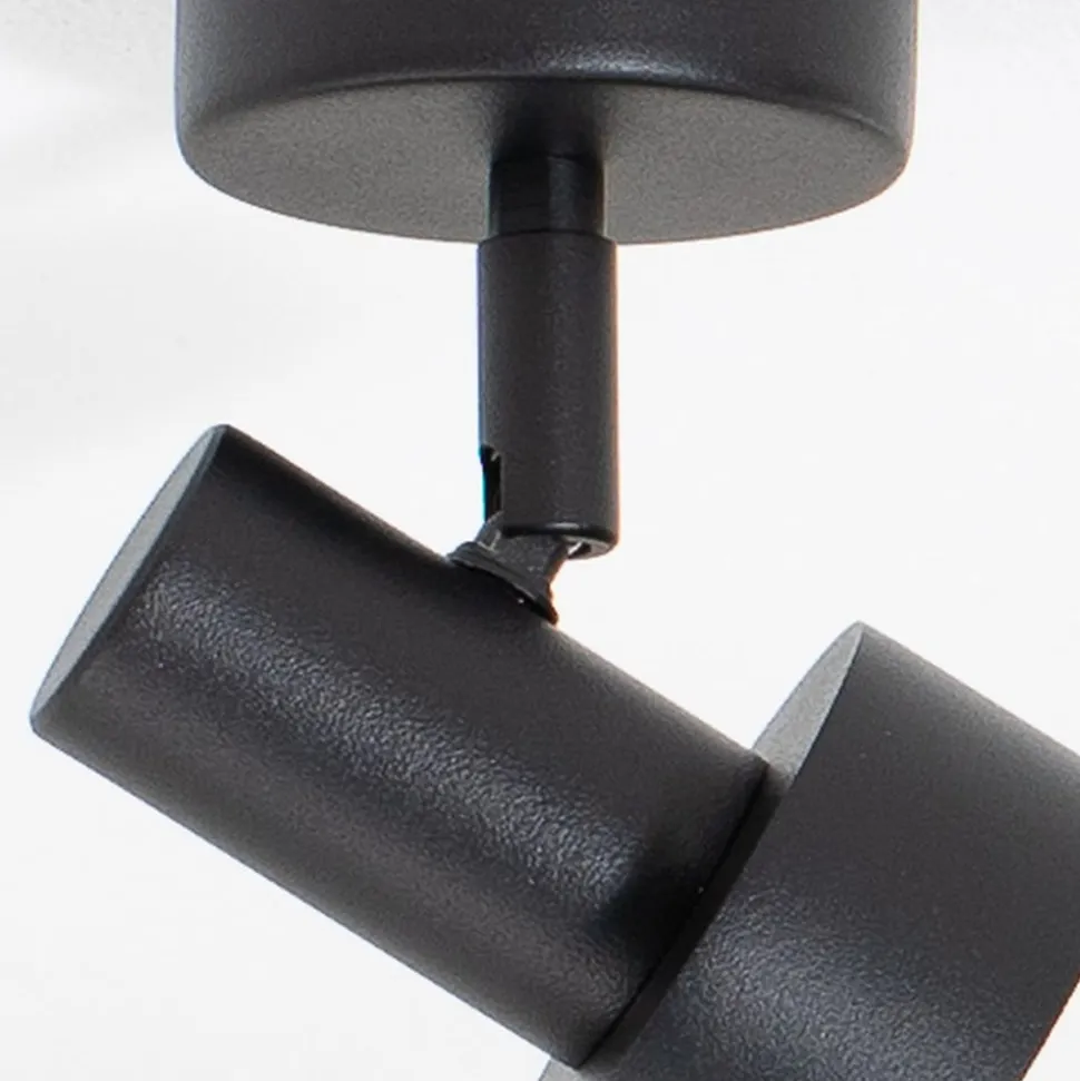 Loftspot Mona, 1 lyskilde, sort, bevægelig, stål