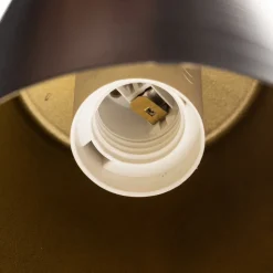 Loftspot Prism, 1 lyskilde, sort/guld