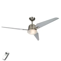 Loftsventilatoren Eco Aciatos, sølg, 132 cm