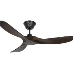 Loftventilator Eco Genuino 122 sort/valnøddetræ