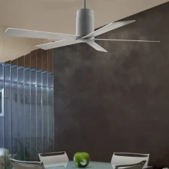 Loftventilator Rodas i klart design - hvid