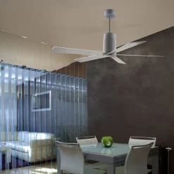 Loftventilator Rodas i klart design - hvid