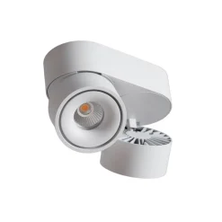 LOOM DESIGN Aim LED-loftspot 2 lyskilder hvid