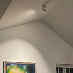 LOOM DESIGN Aim LED-loftspot 1 lyskilde hvid