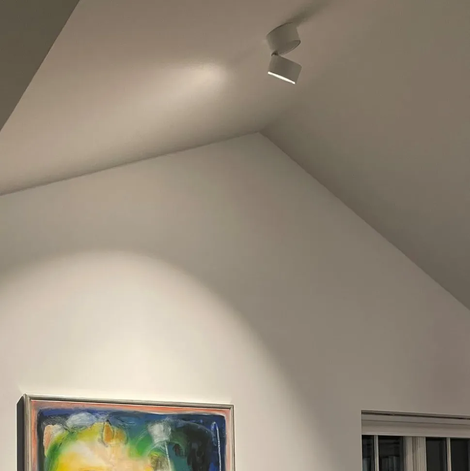 LOOM DESIGN Aim LED-loftspot 1 lyskilde hvid