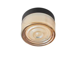 LOOM DESIGN LED-loftlampe Otto Wave, ravfarvet, IP65