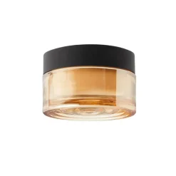 LOOM DESIGN LED-loftlampe Otto Wave, ravfarvet, IP65