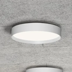 LOOM DESIGN LED-loftlampe Lucia, hvid, Ø 45 cm aluminium