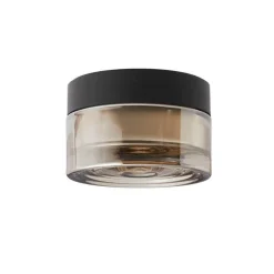 LOOM DESIGN LED-loftlampe Otto Wave, grå, IP65