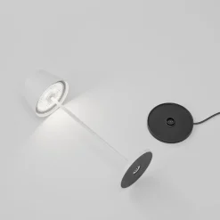 LOOM DESIGN LED-terrasselampe Modi, hvid 36 cm CCT