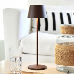 LOOM DESIGN Modi LED-terrasselampe, corten