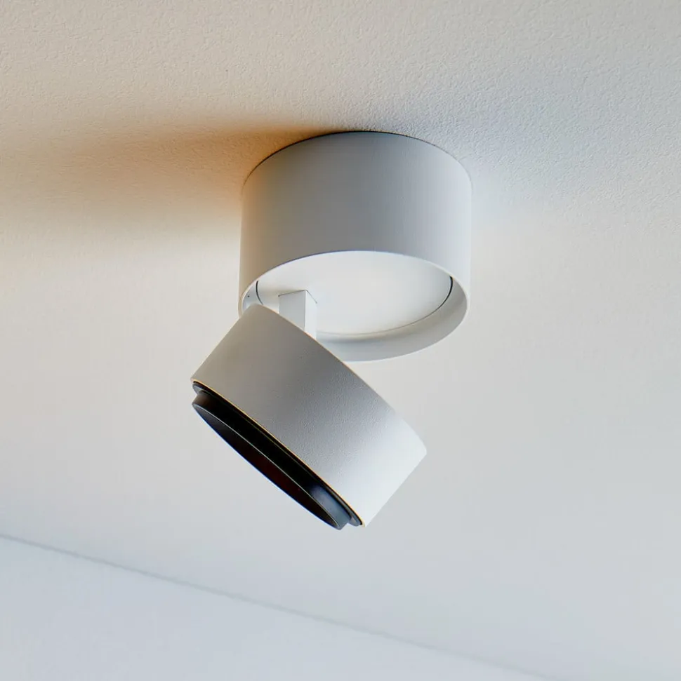 LOOM DESIGN Ray LED-loftspot Ø9,3cm 13W hvid