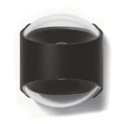 LOOM DESIGN Saga udendørs væglampe op/ned sort