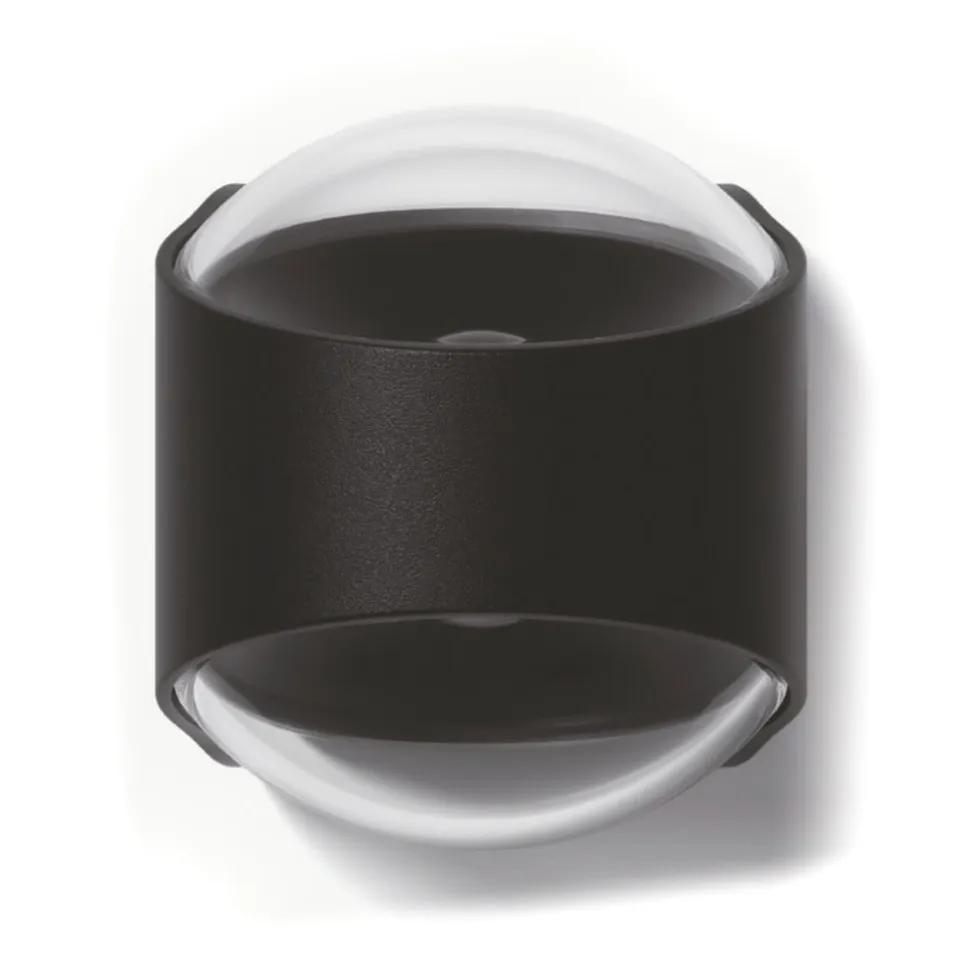 LOOM DESIGN Saga udendørs væglampe op/ned sort