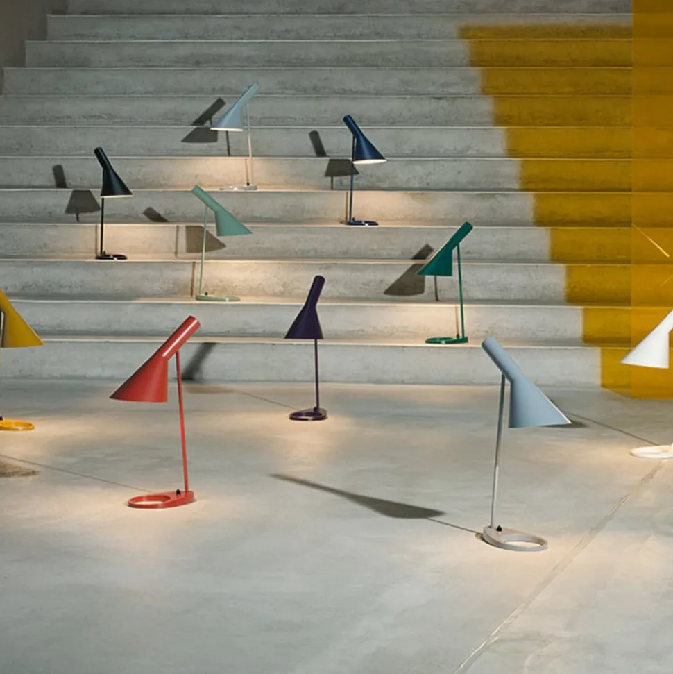 Louis Poulsen AJ - designer bordlampe, petrol