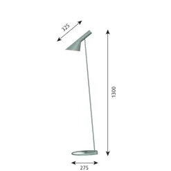Louis Poulsen AJ - Gulvlampe, petrol