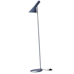 Louis Poulsen AJ design-gulvlampe blågrå