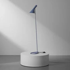 Louis Poulsen AJ design-gulvlampe blågrå